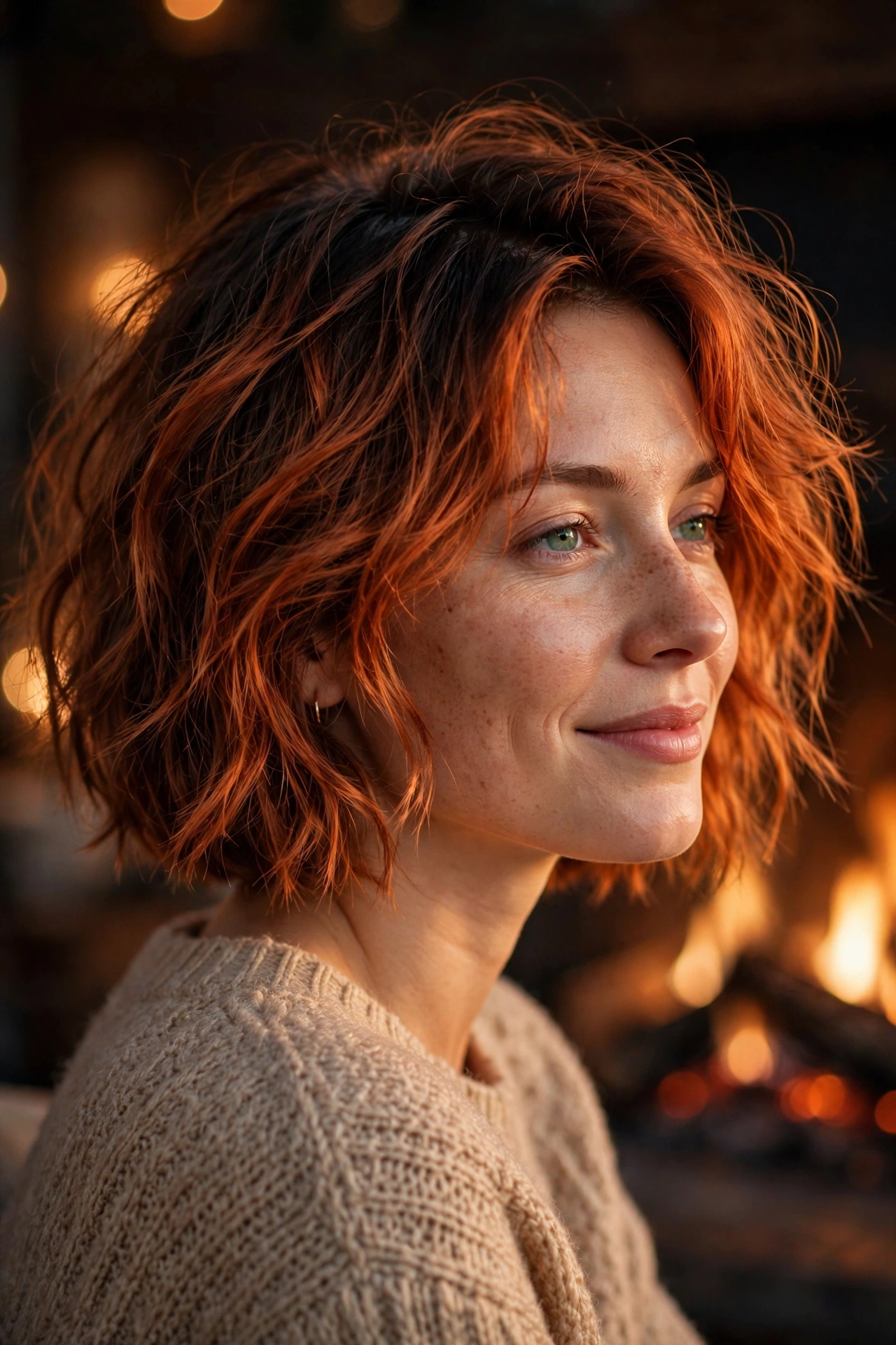 The Fireside Bob hairstyle