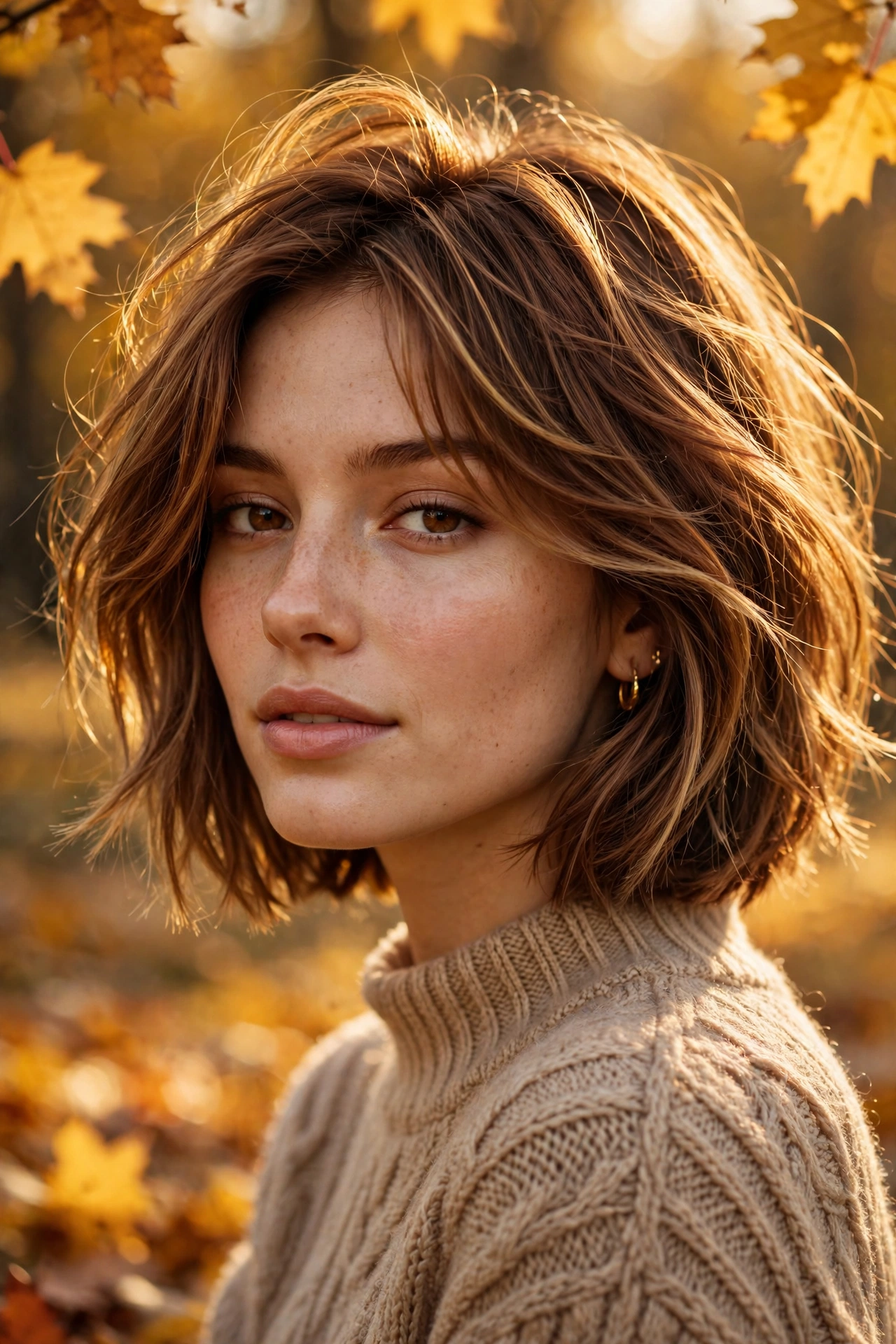 Fall bob hairstyles autumn