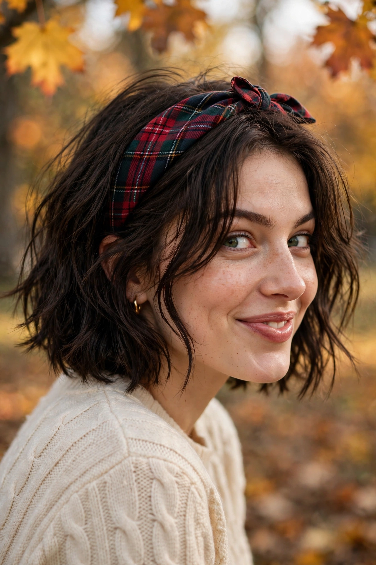 The Plaid Bob hairstyle