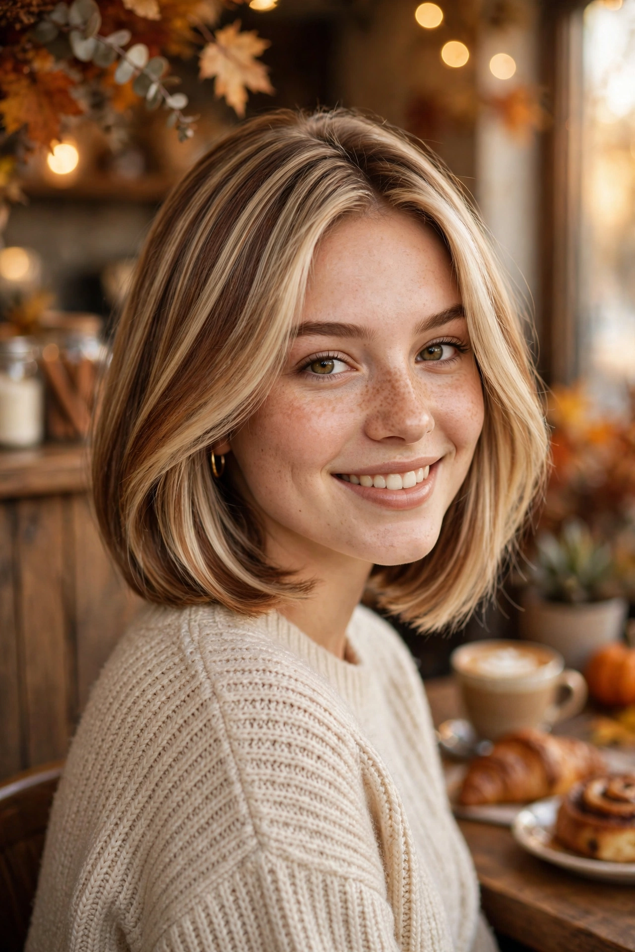 Spiced Latte Bob hairstyle
