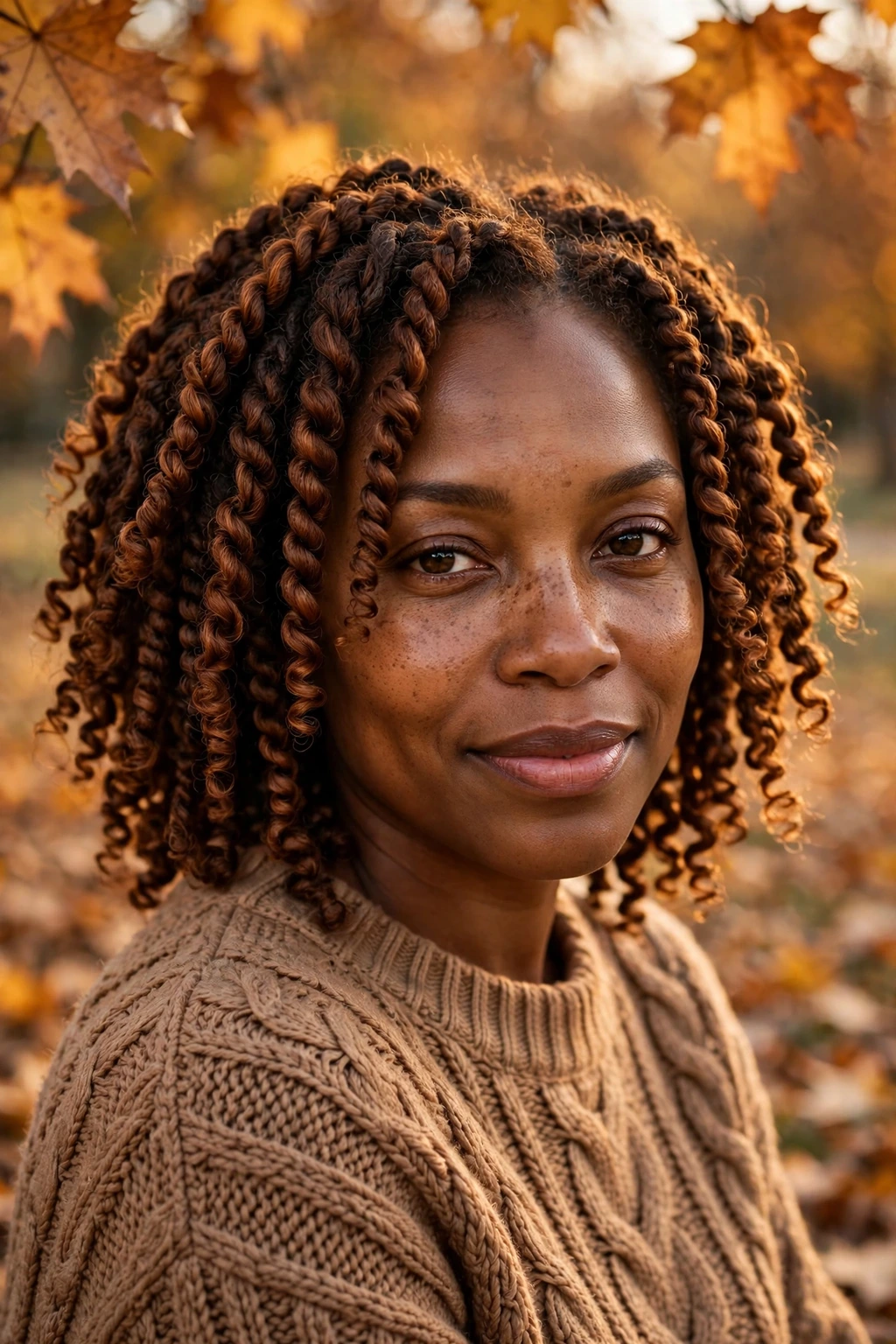 Cinnamon twist out