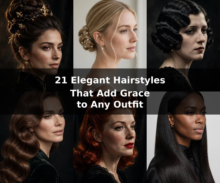21 Elegant Hairstyles That Add Grace to Any Outfit