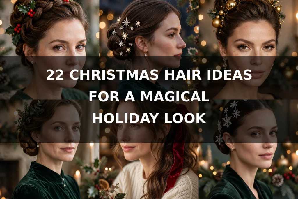 christmas hair ideas