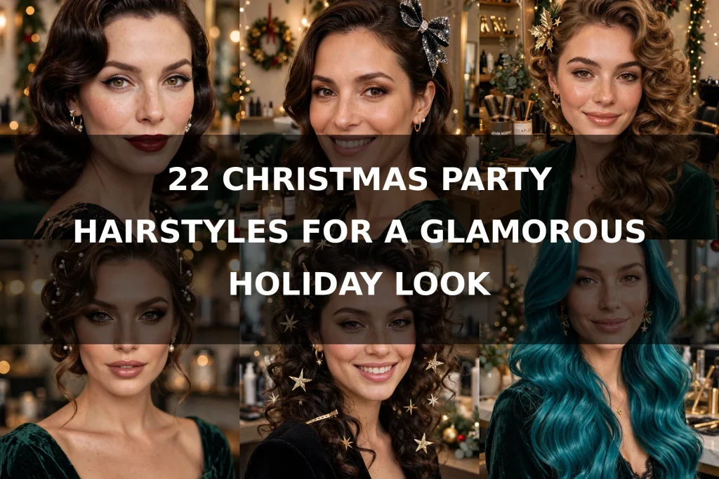 christmas party hairstyles