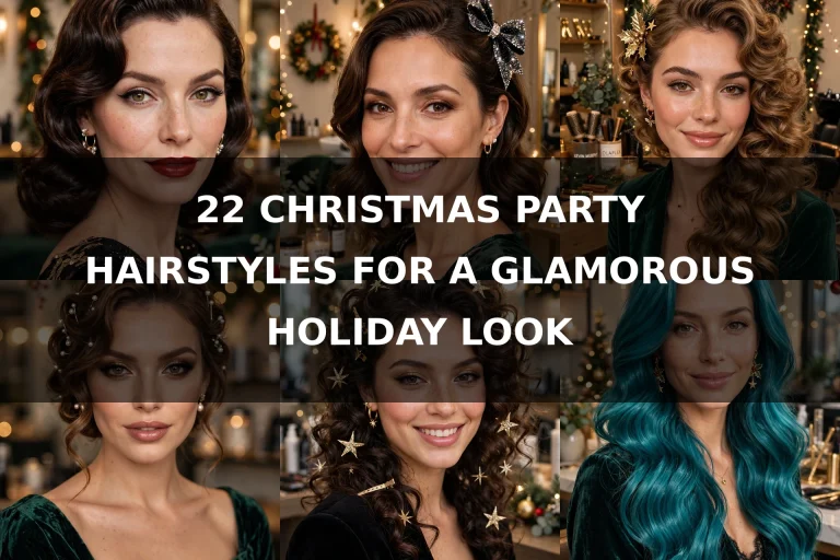 christmas party hairstyles