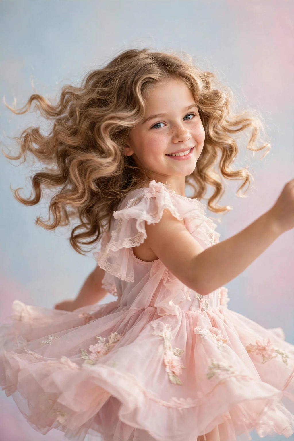 Cotton Candy Curls hairstyle