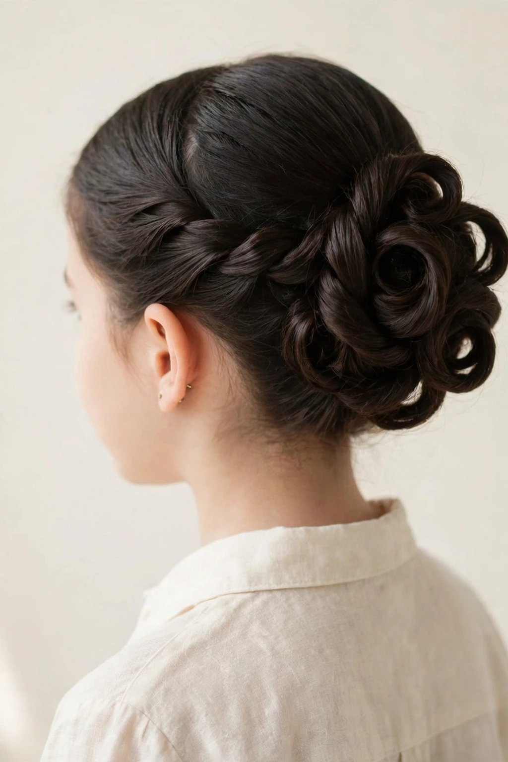 The Swirly Bun hairstyle