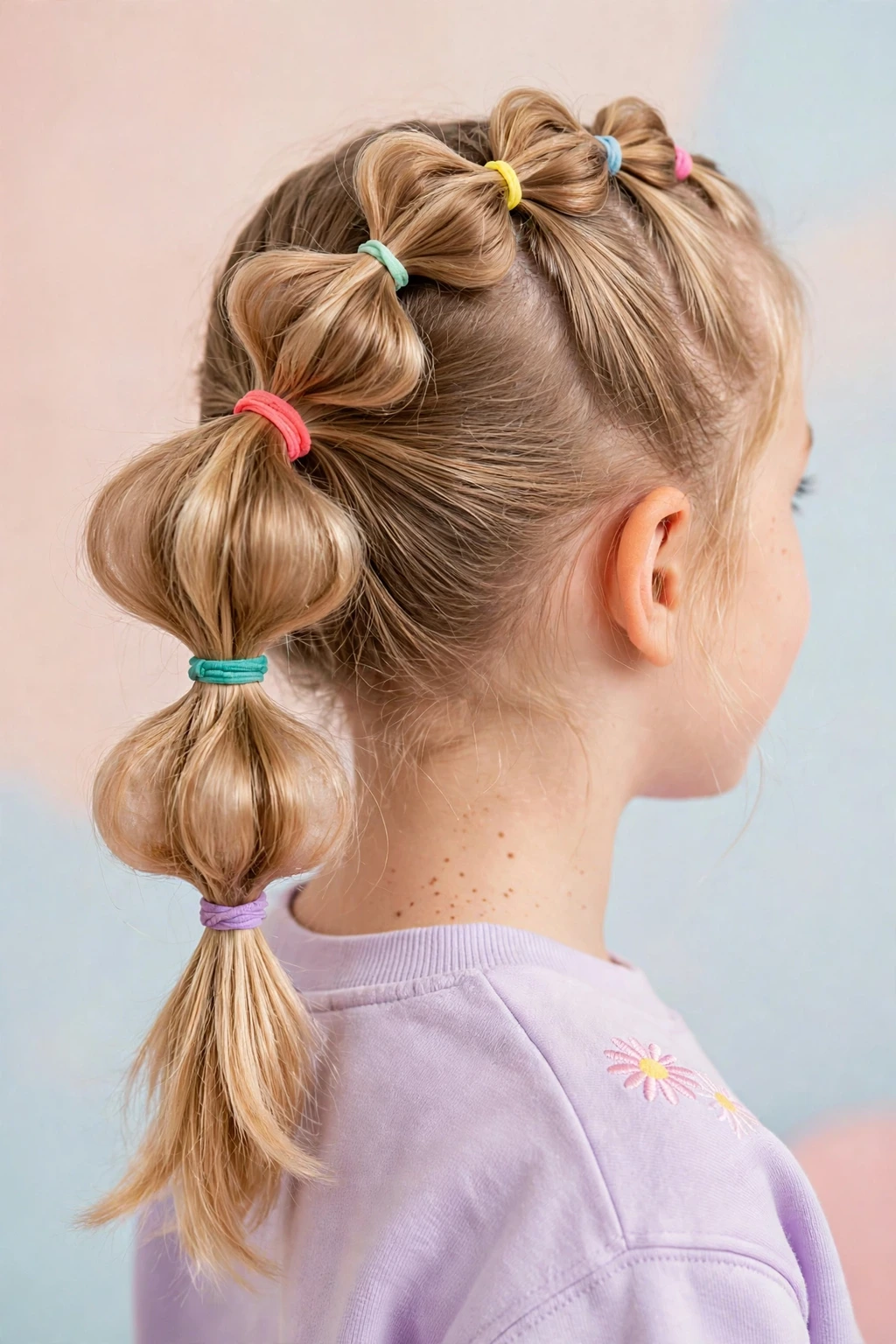 Triple Bubble Braid hairstyle