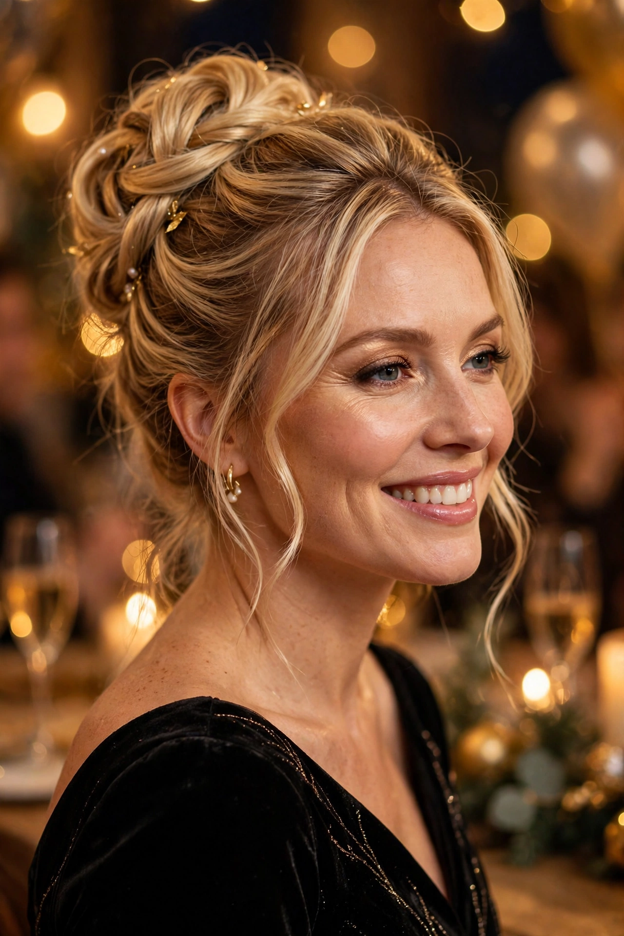Champagne Toast Updo