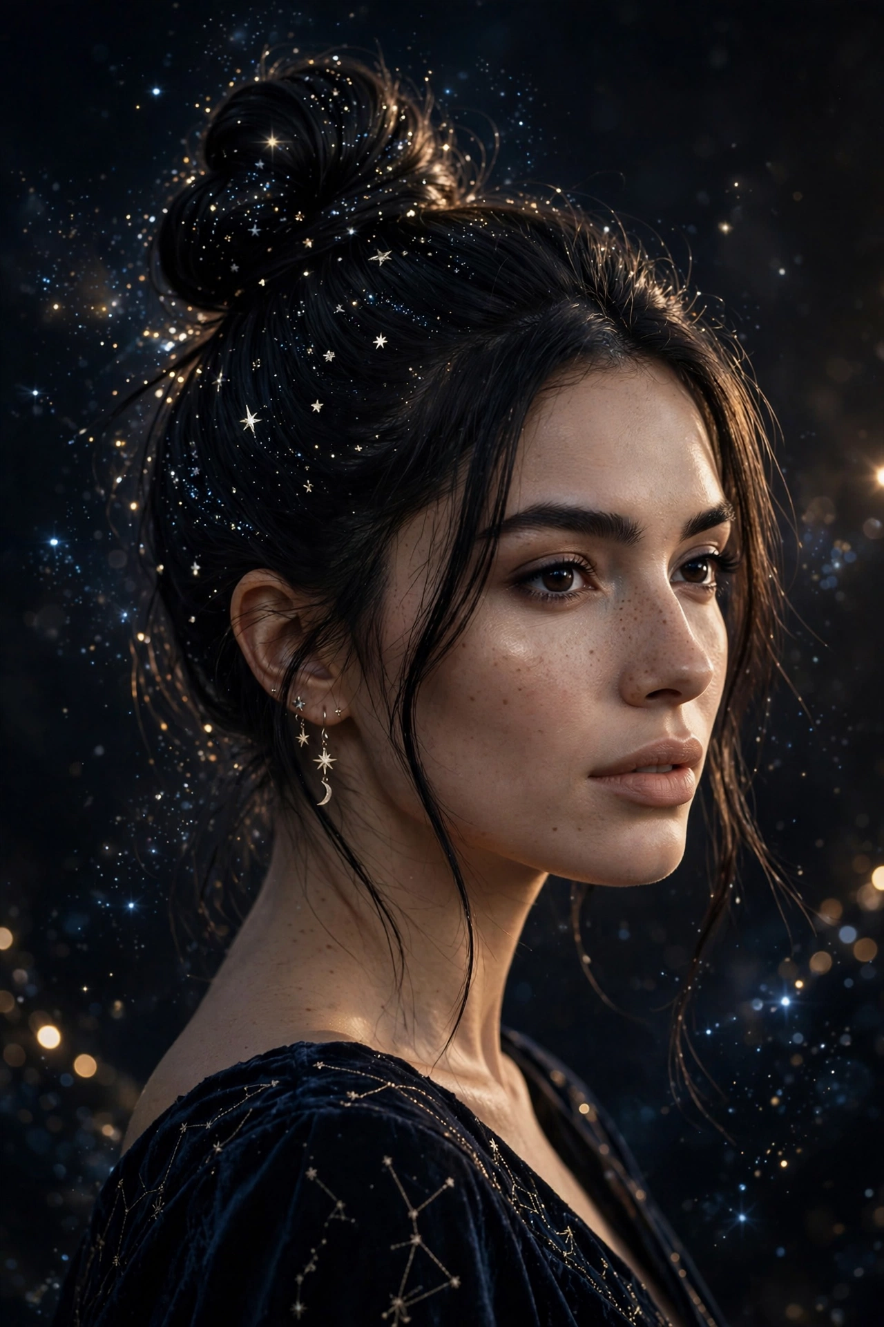Starlight Top Knot