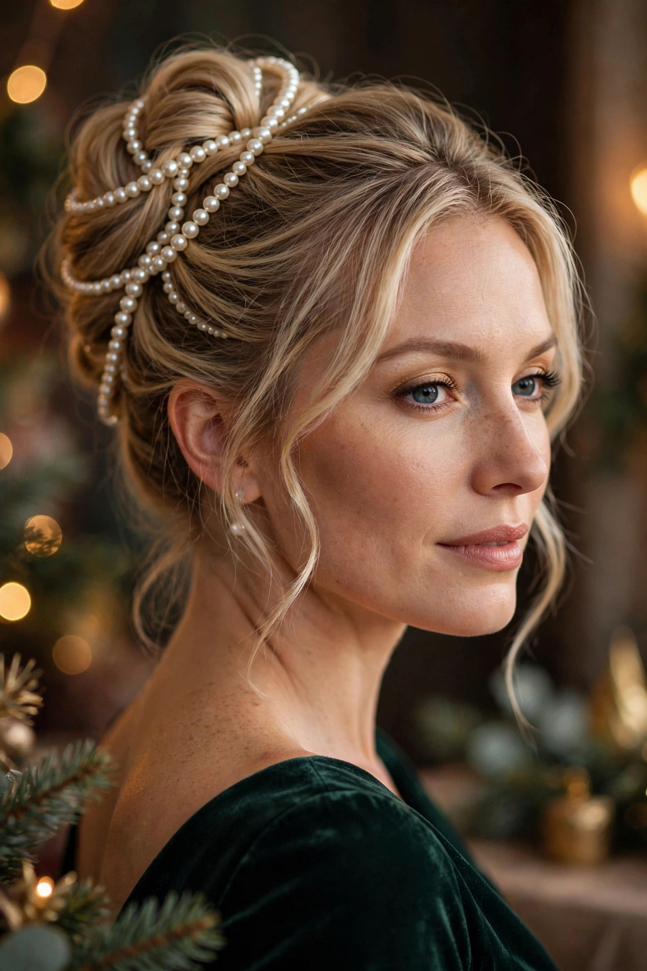 Pearl Strand Updo
