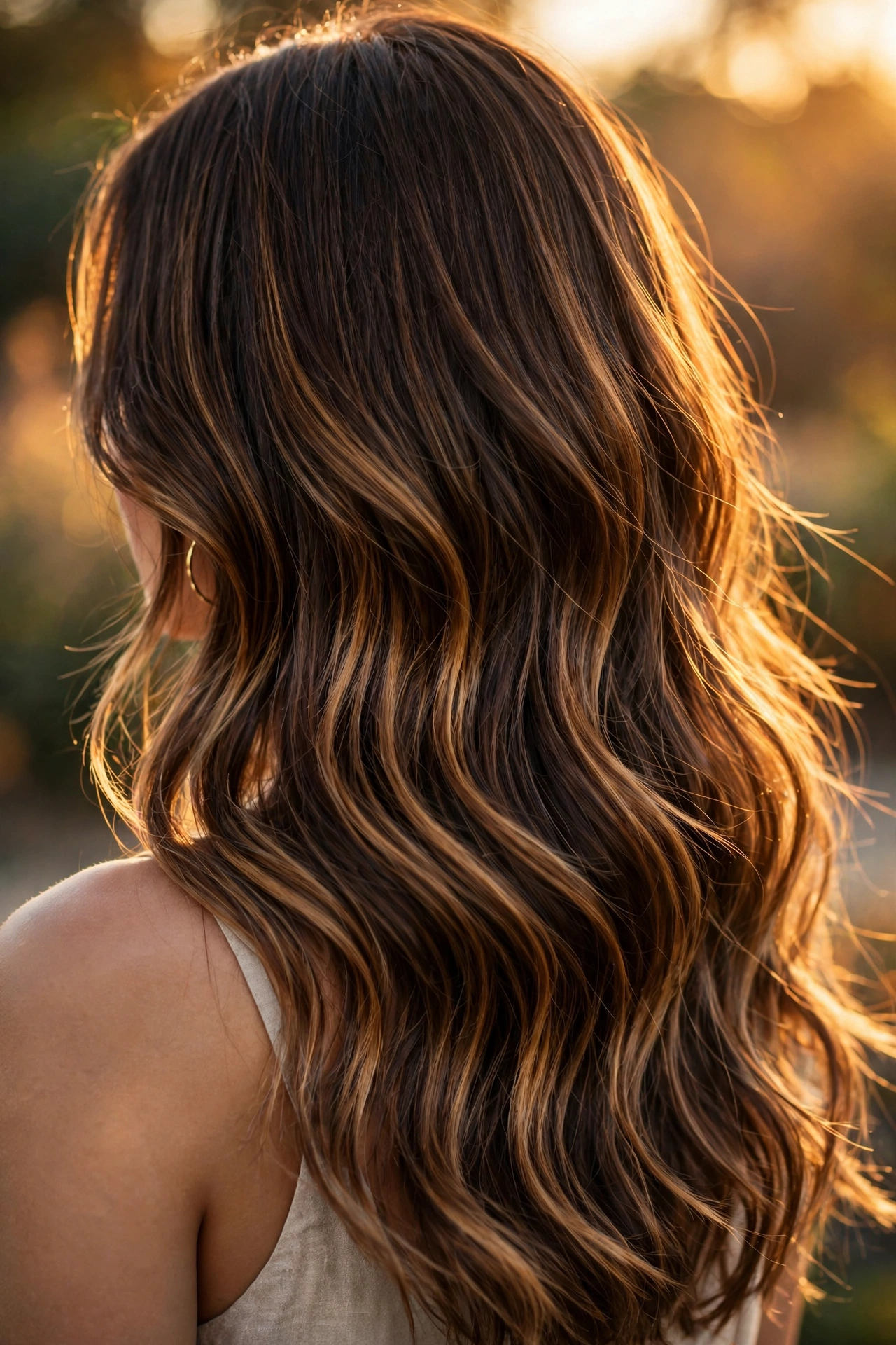 Caramel Balayage hairstyle