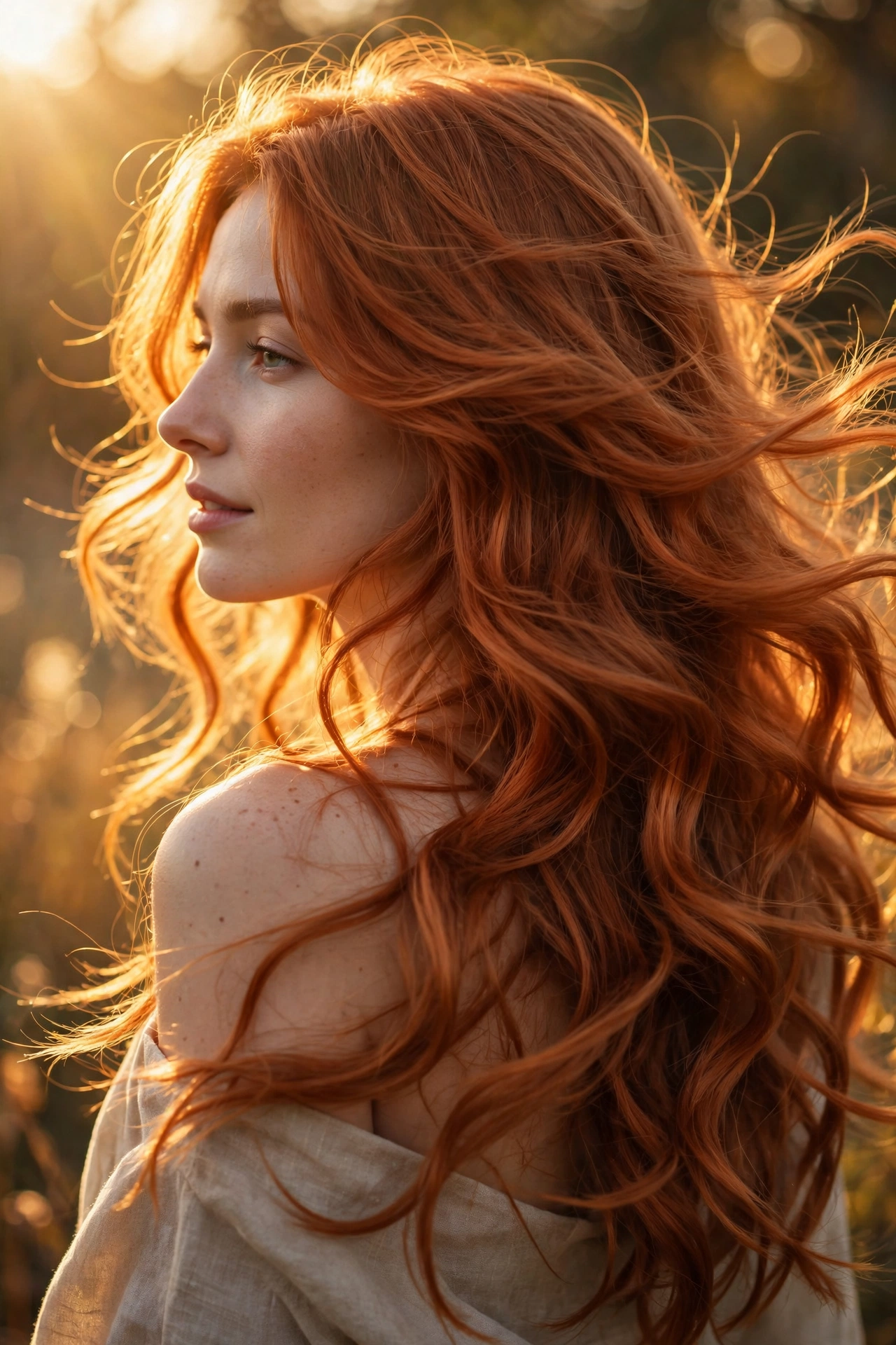 Copper Waves hairstyle