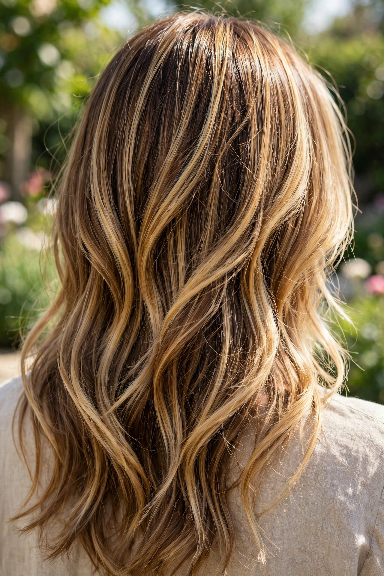 Honey Blonde Balayage hairstyle