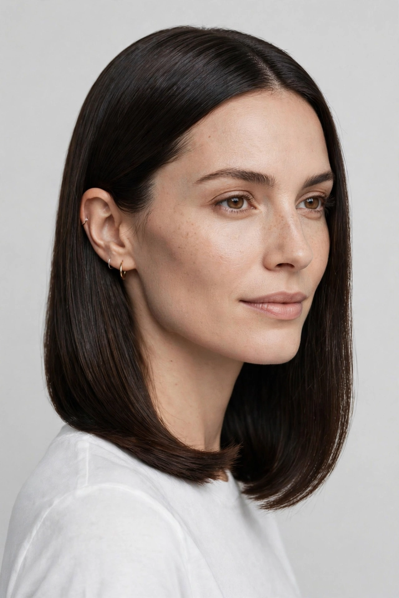 The Sleek Lob hairstyle