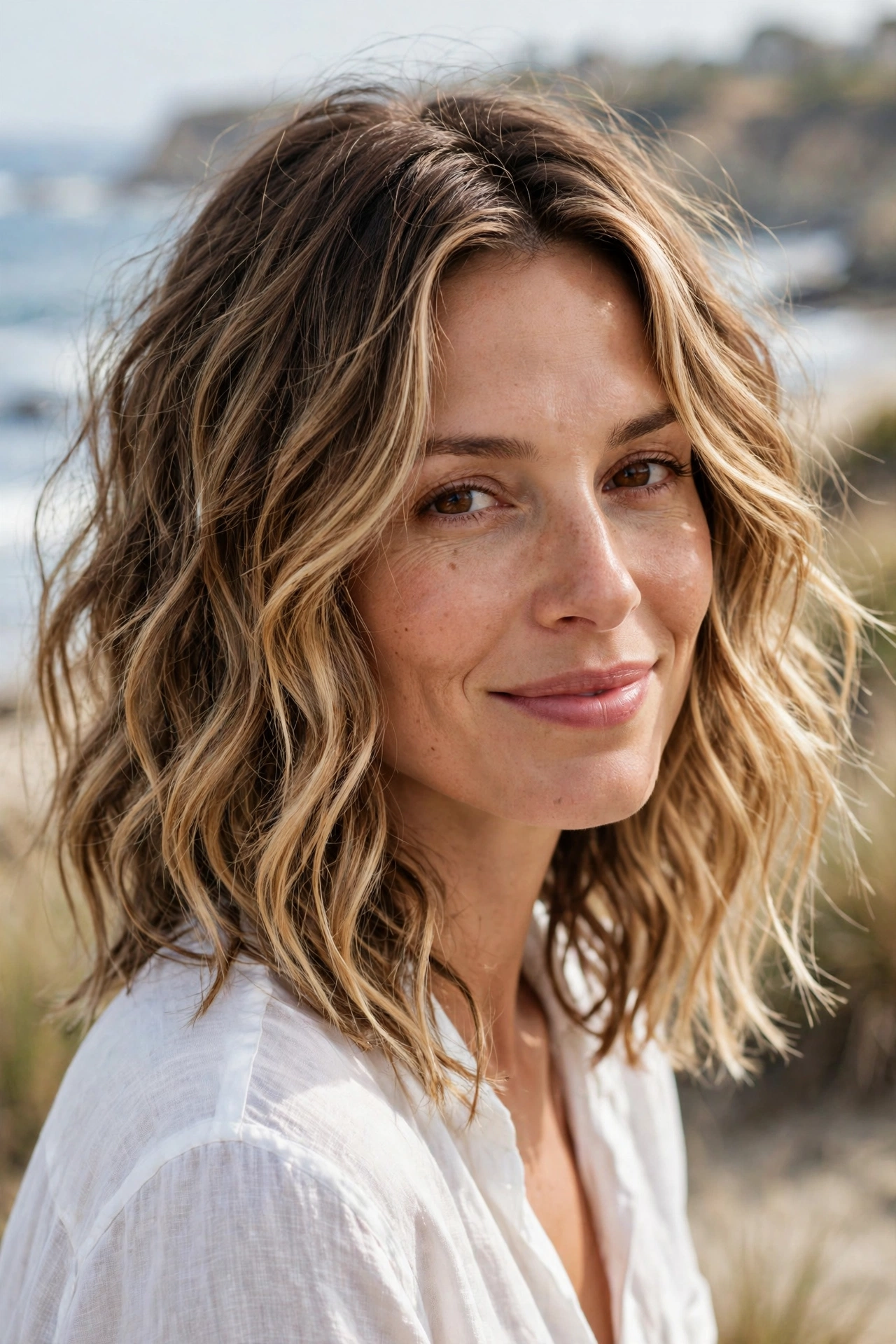 The Wavy Lob hairstyle