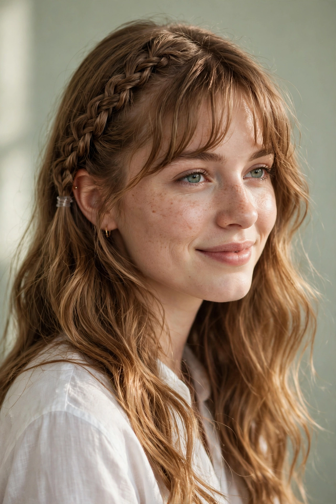 Braided Bangs hairstyle