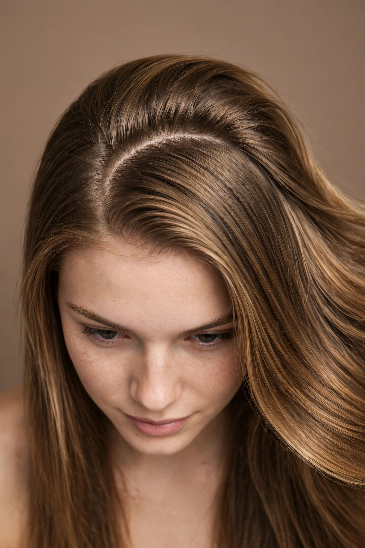 The Half-Moon Part hairstyle