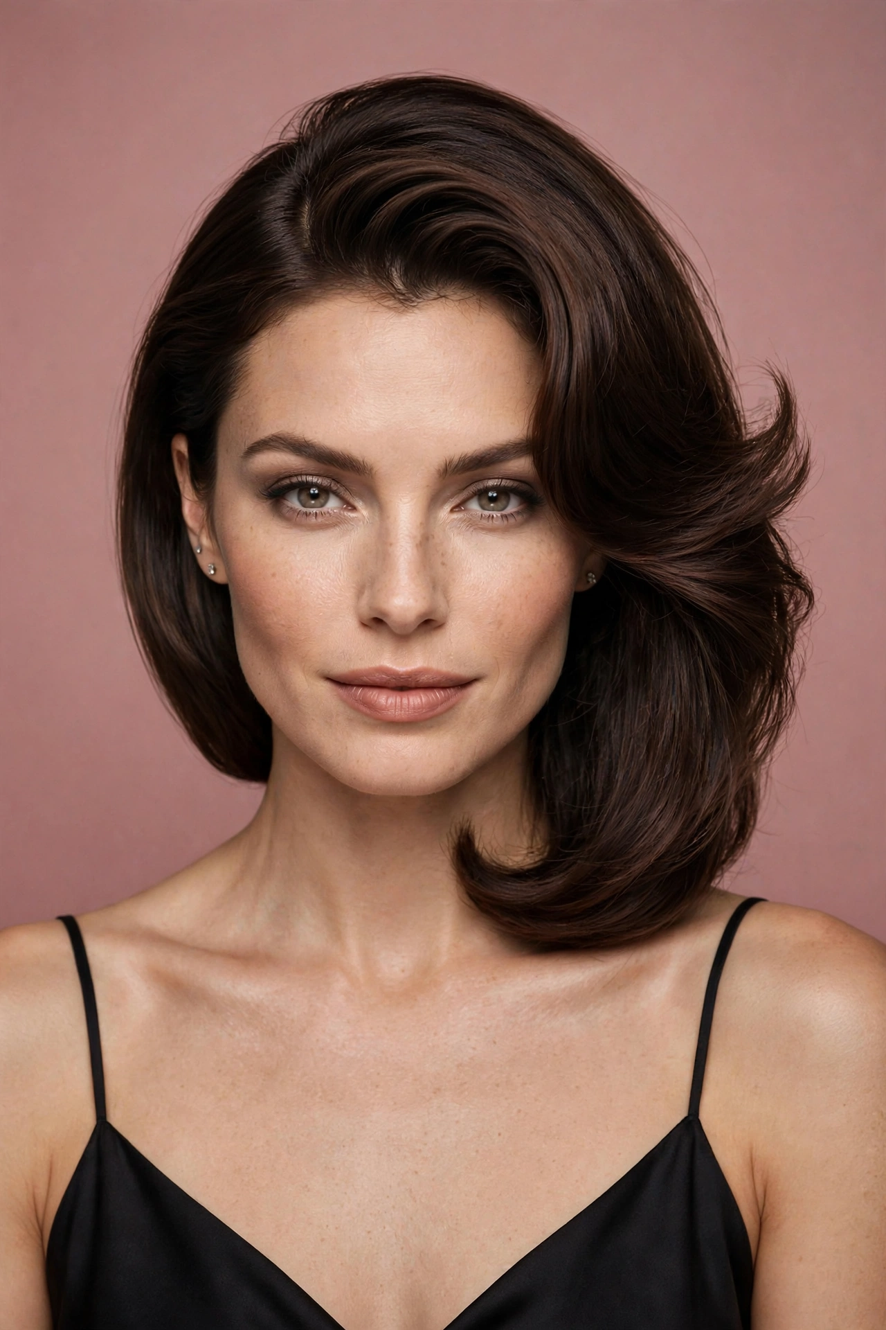 The Side-Swept Lob hairstyle