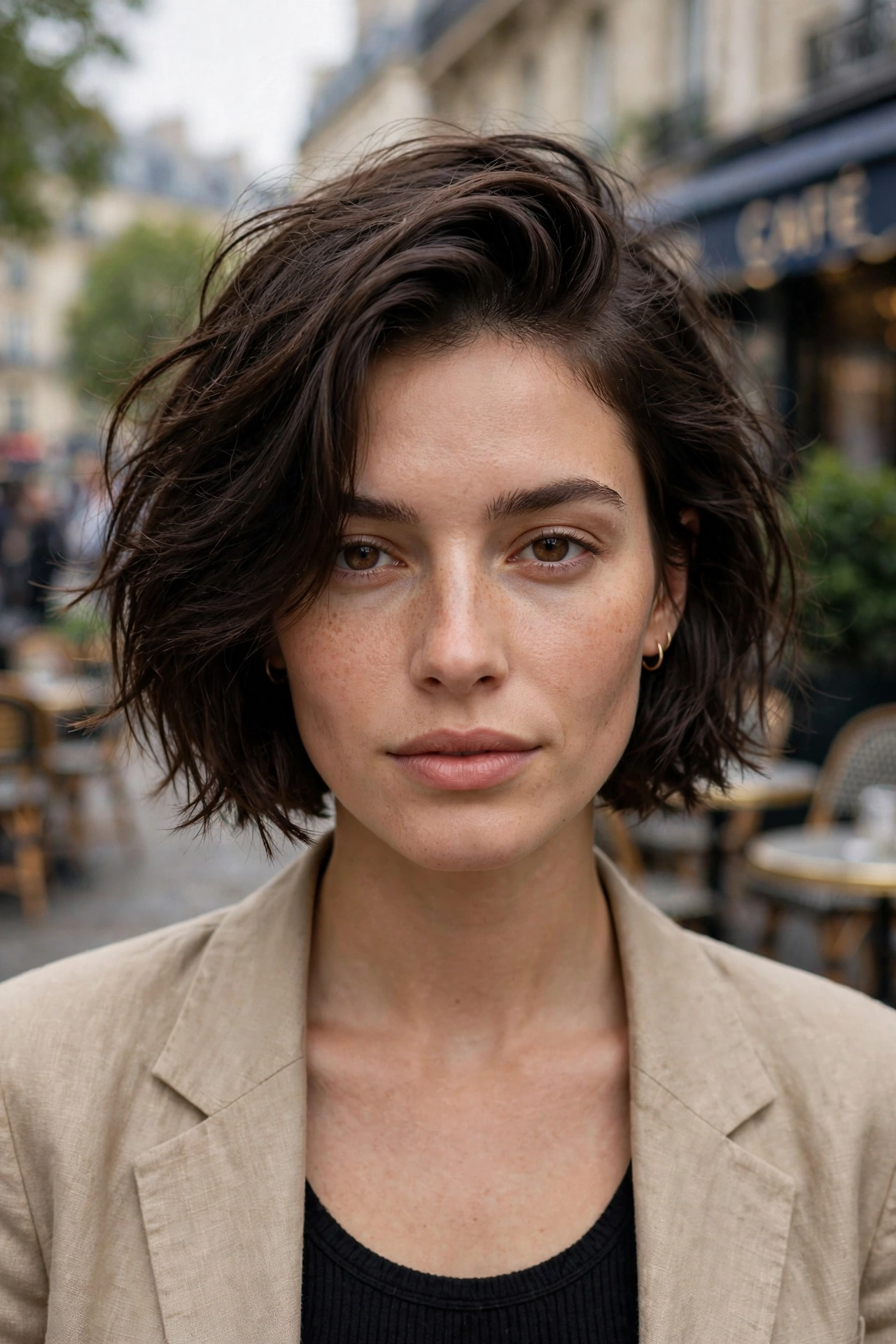 The Undone French Bob hairstyle
