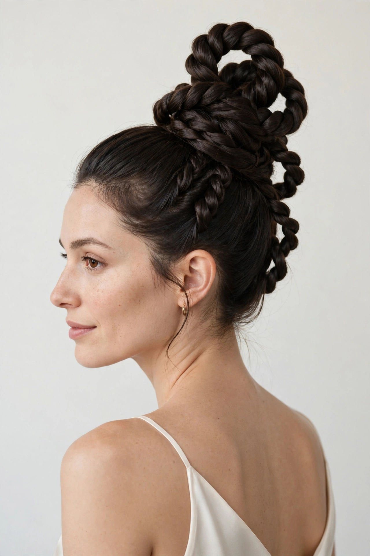 The High Twisted Bun hairstyle