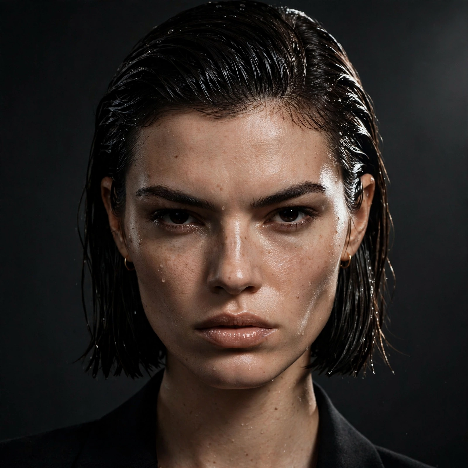 The Wet-Look Bob hairstyle