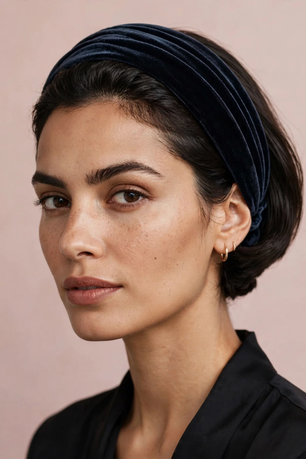 The Chic Headband Tuck hairstyle