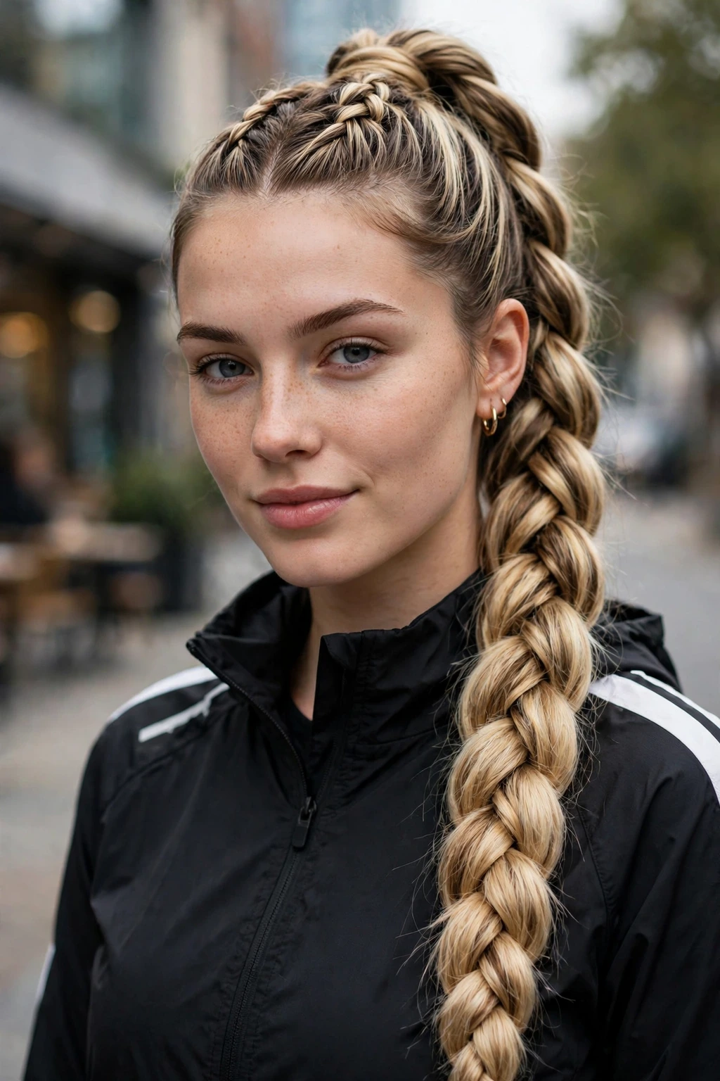 Long dutch braid