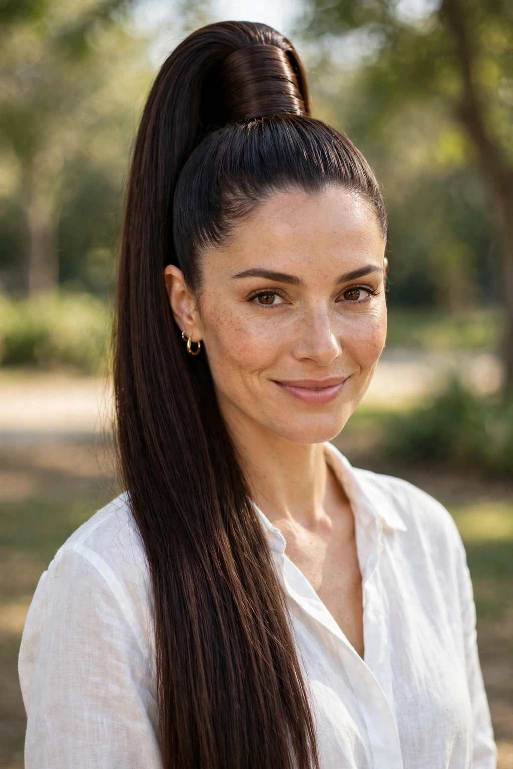 Long ponytail