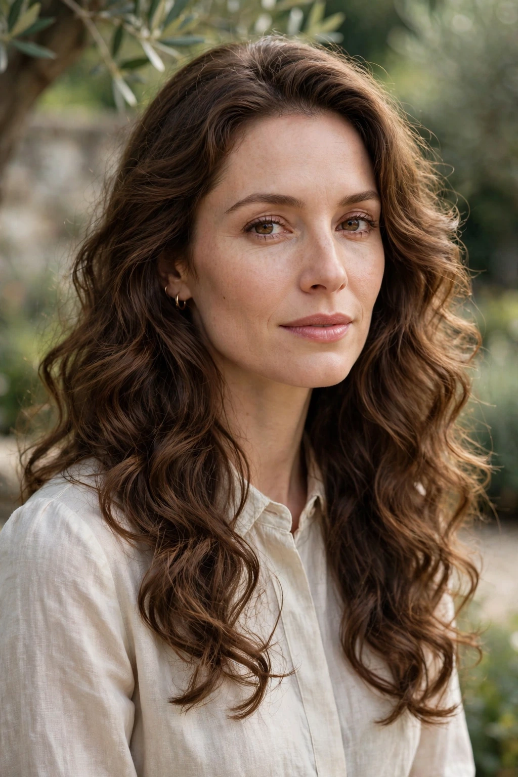 Long soft curls