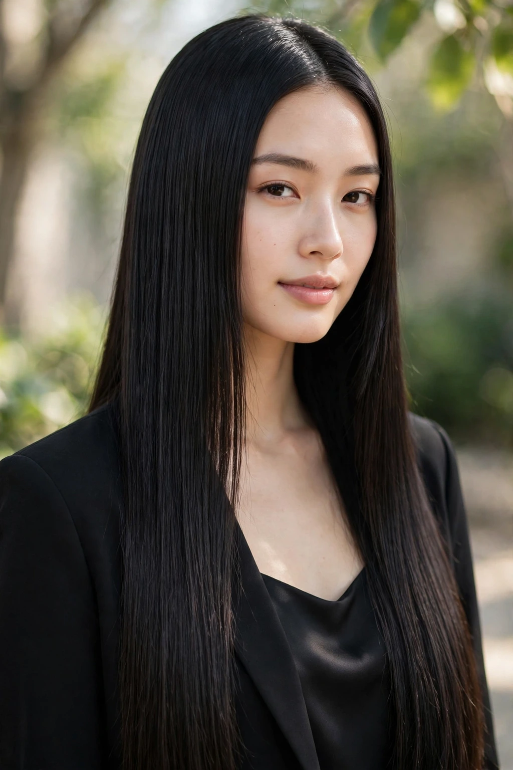 Long straight cut