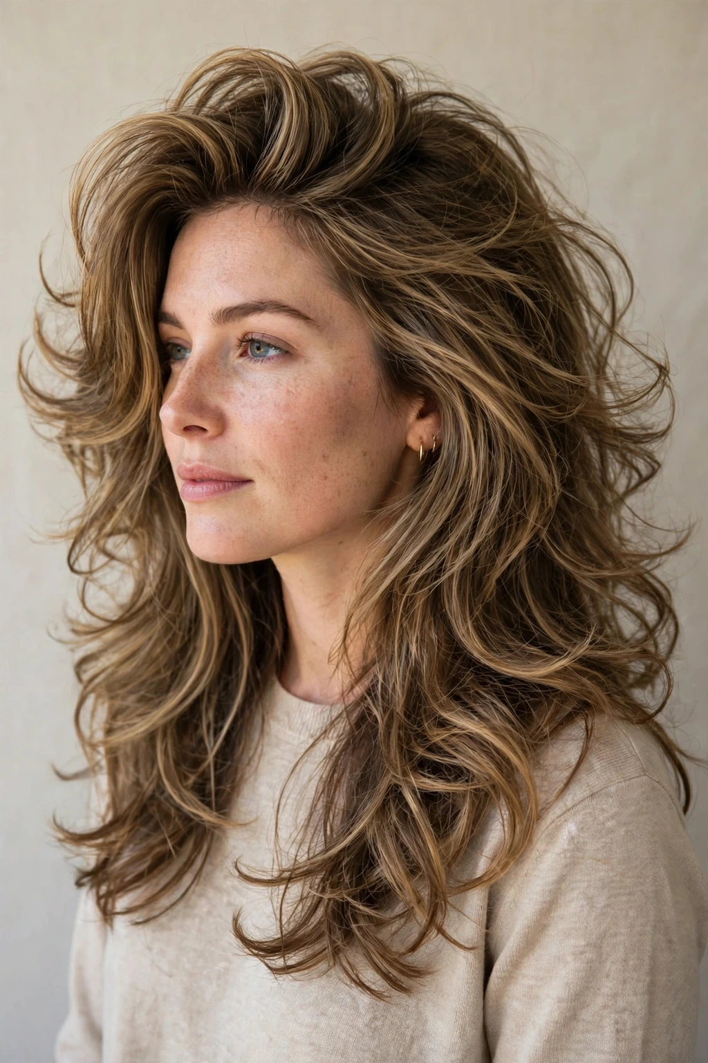 Bouncy long layered blowout