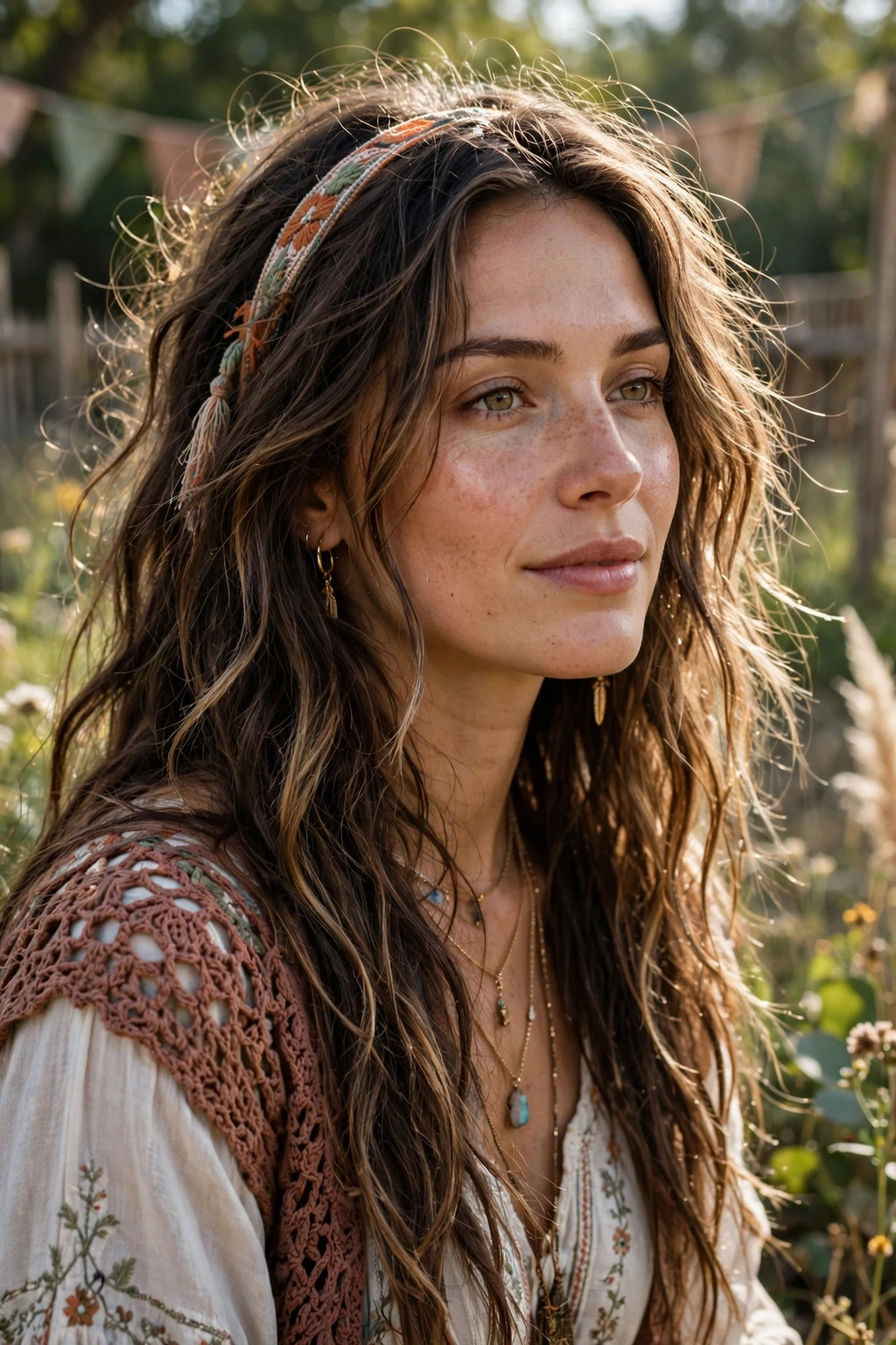 Boho textured long layers