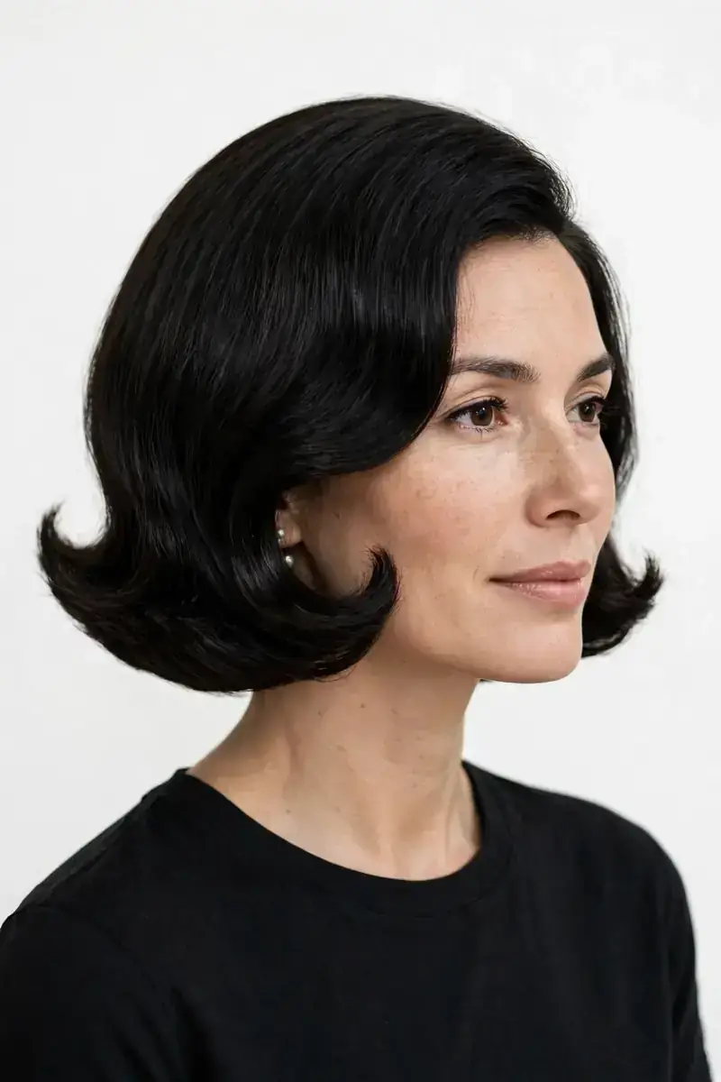 Rounded Bob Cut