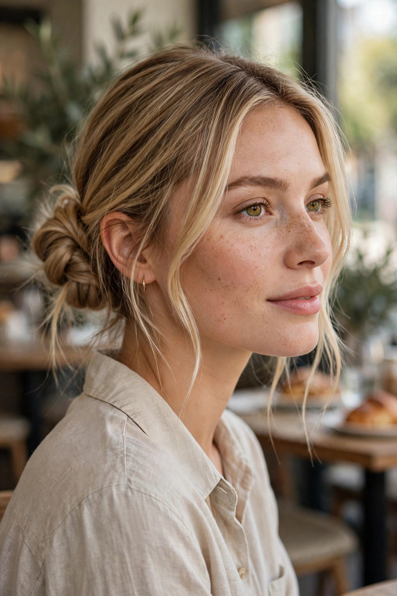 Twisted Side Bun