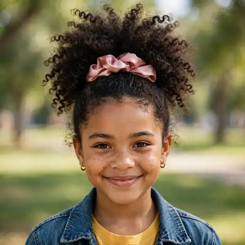Curly Puff Ponytail