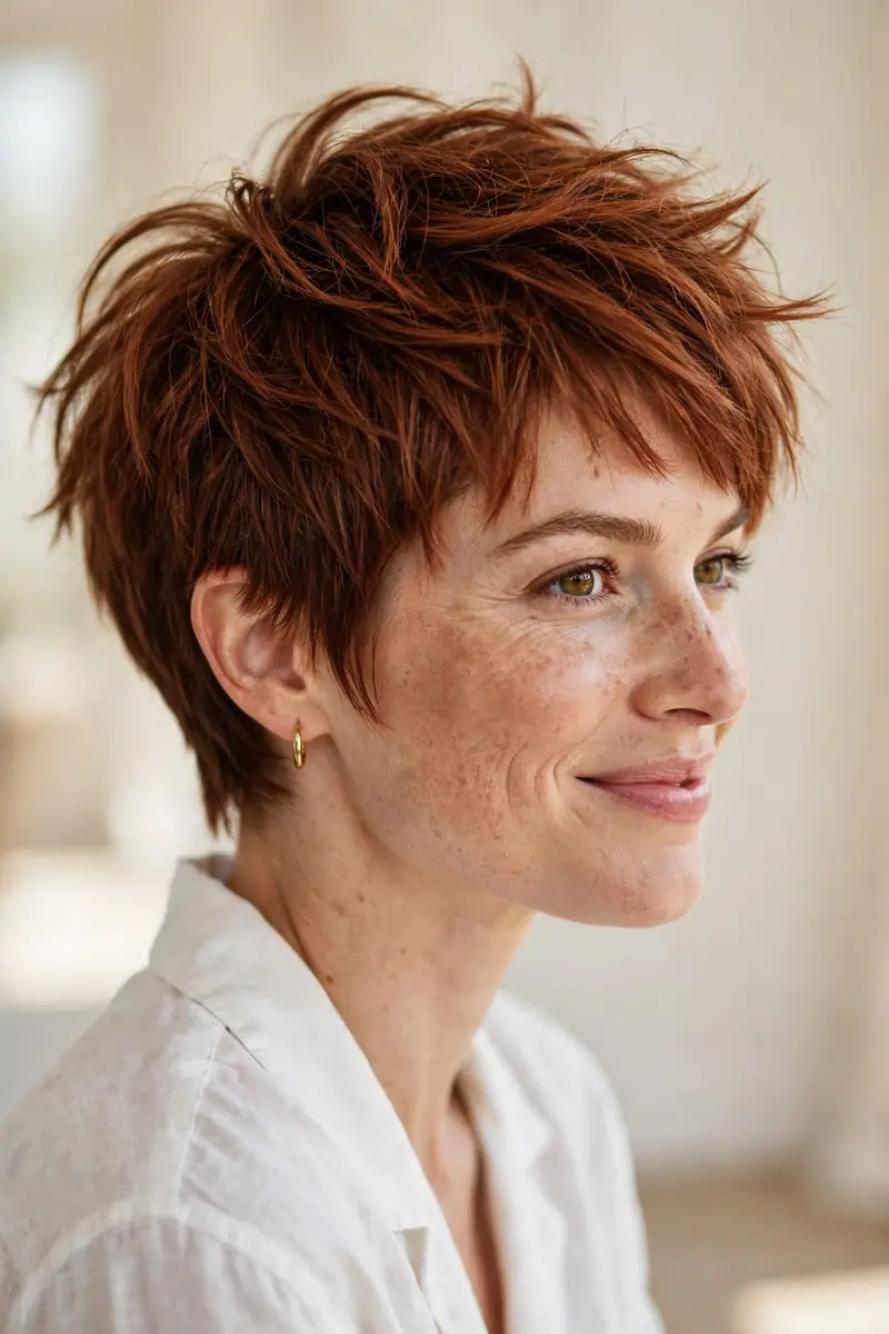 Layered Pixie Cut