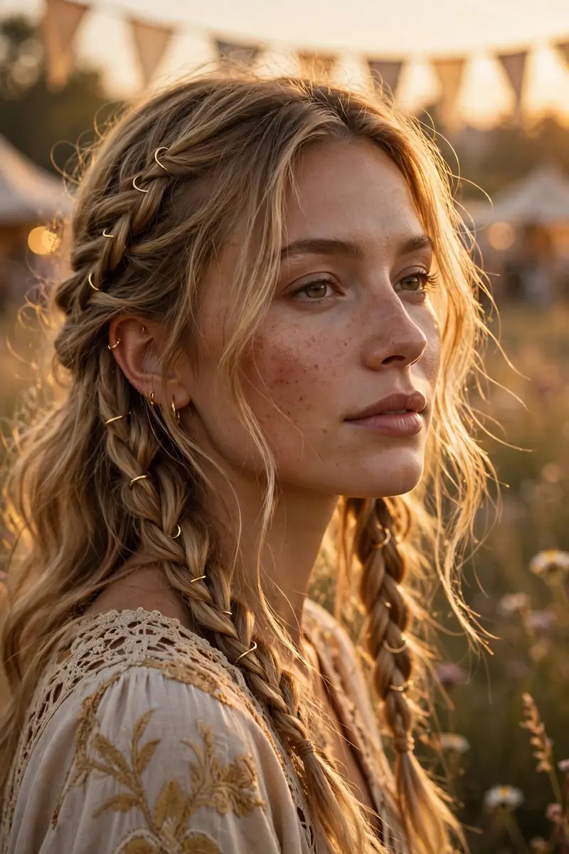 Loose Boho Braids