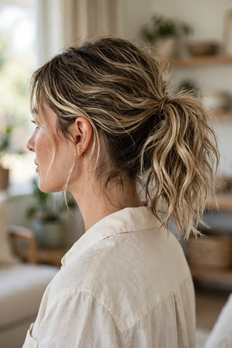 Textured Ponytail