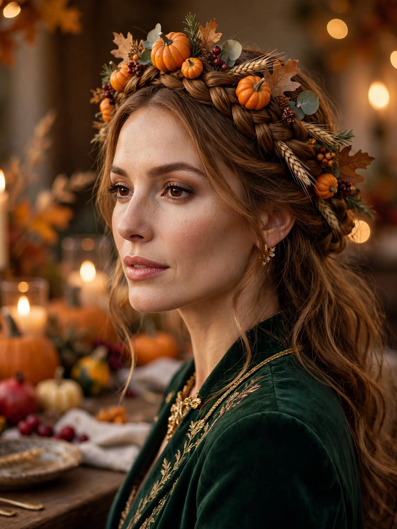 Pumpkin Patch Braid Crown