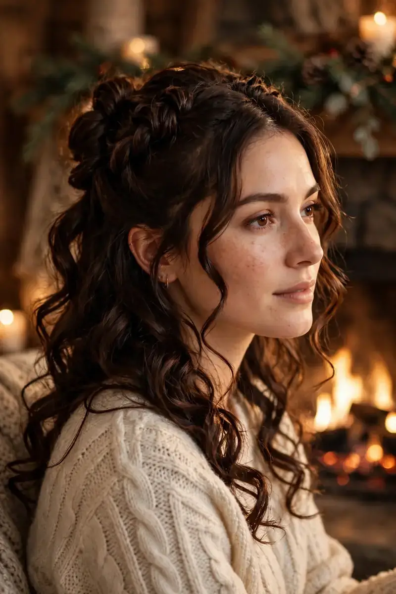 Hearthside Half Updo