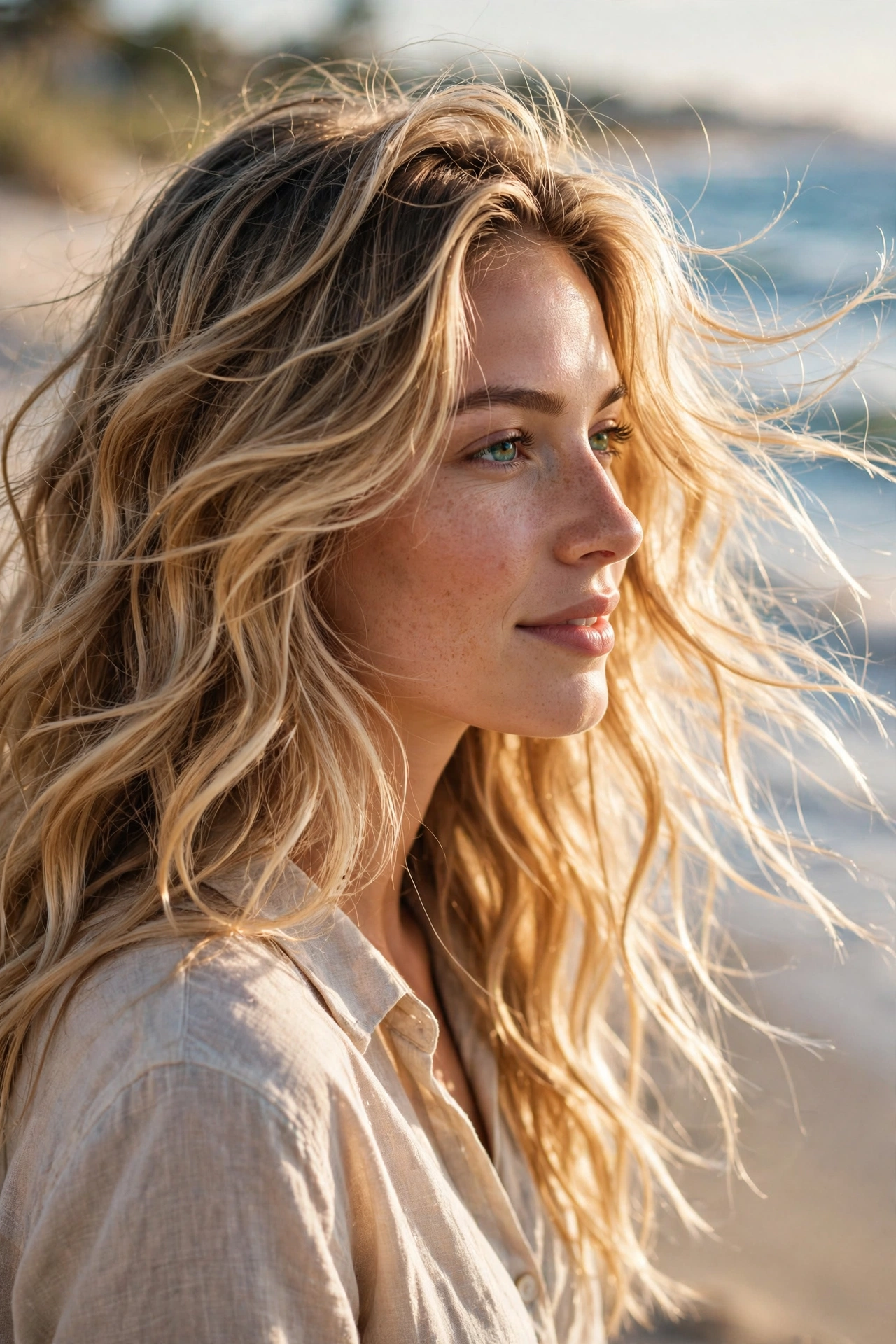 Beachy Mermaid Waves