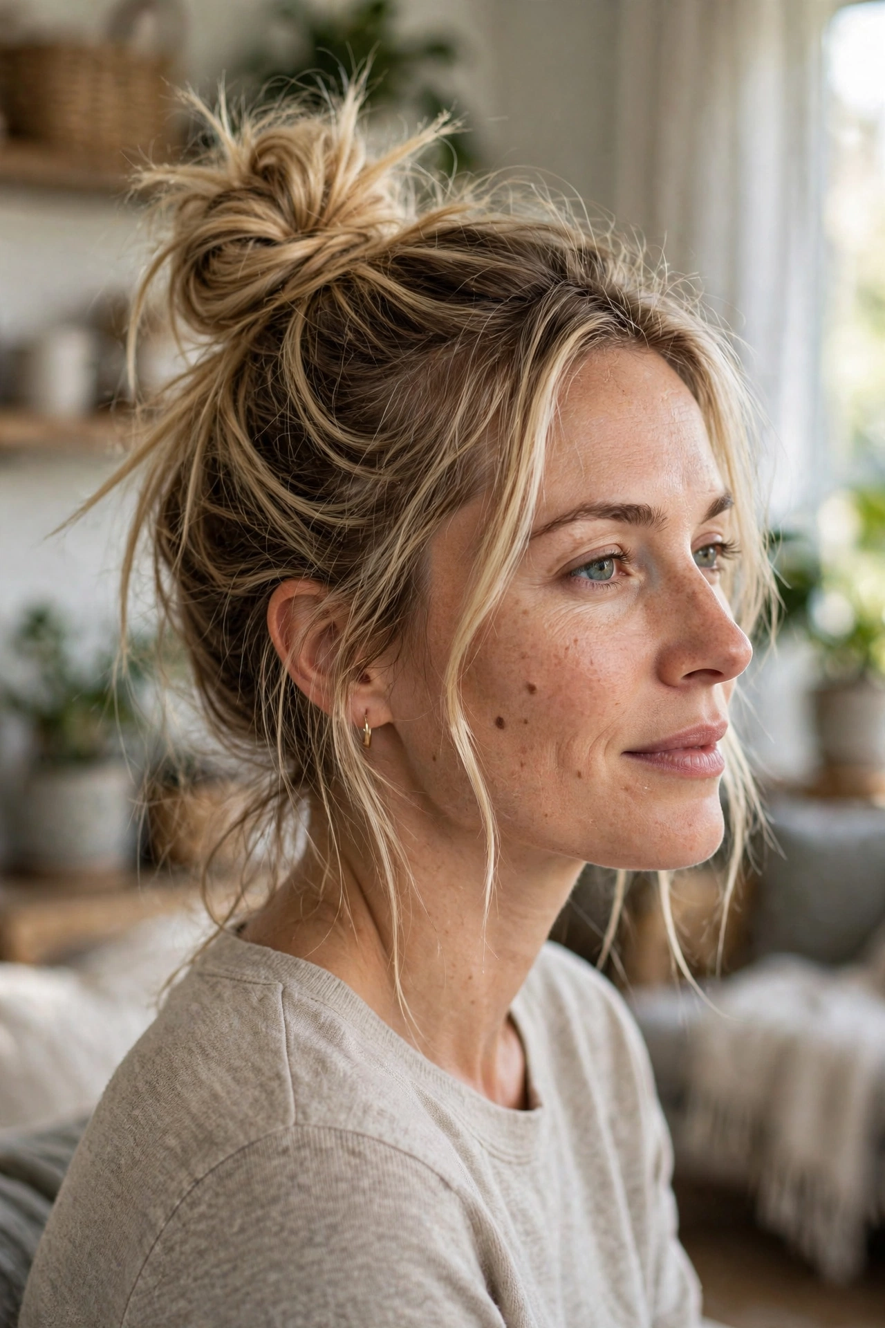 Messy Top Knot