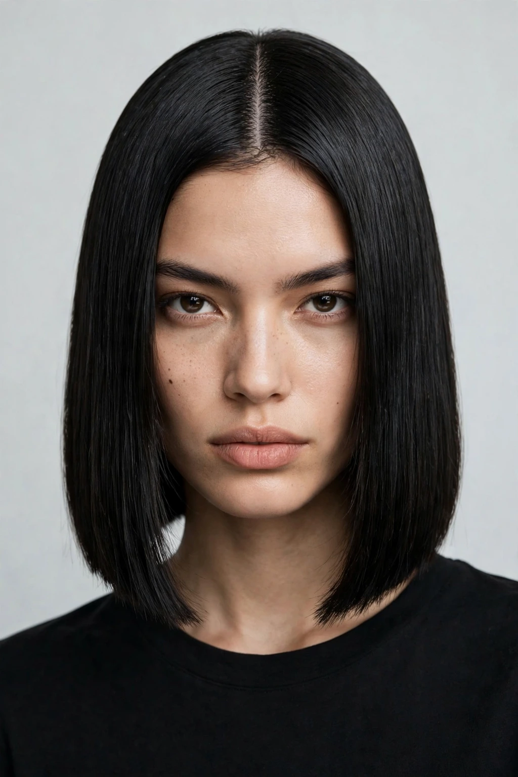 Blunt midi cut