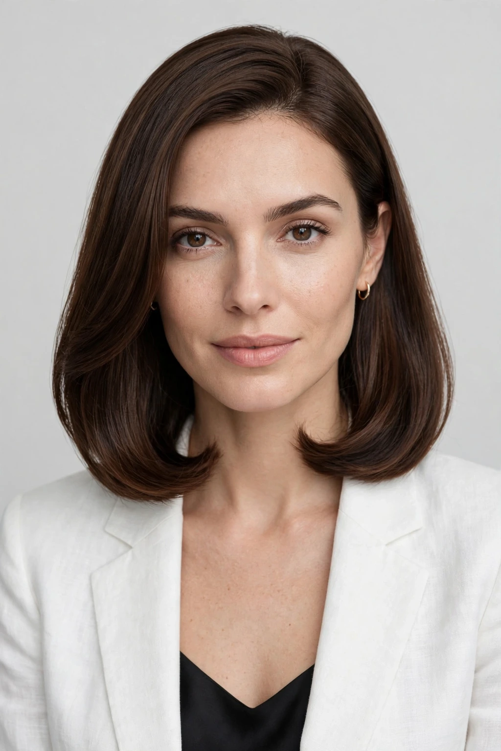 Polished mid-length cut