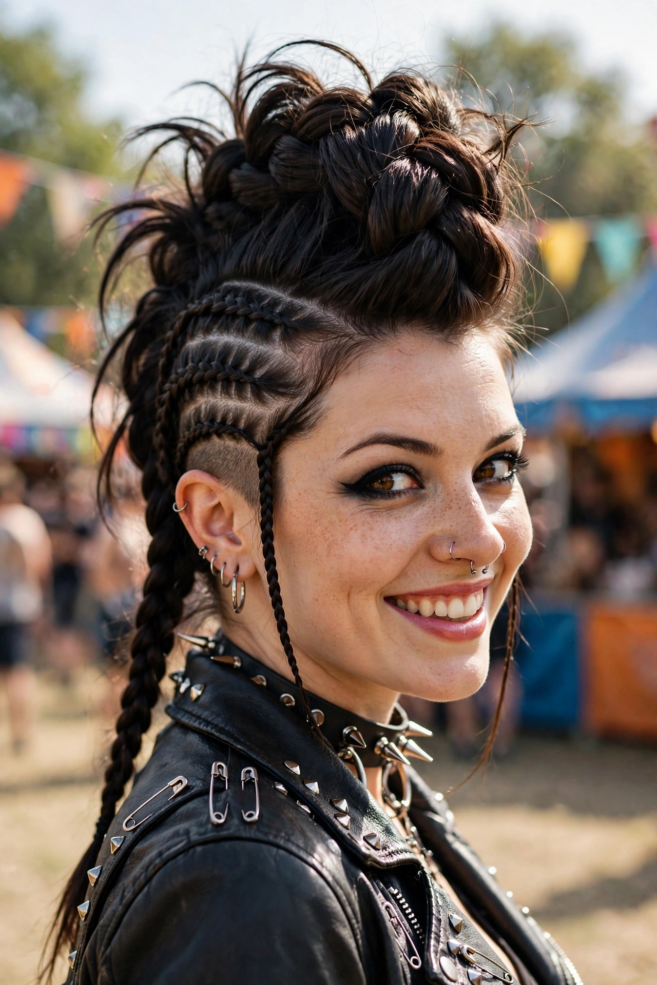 Modern Mohawk Braid