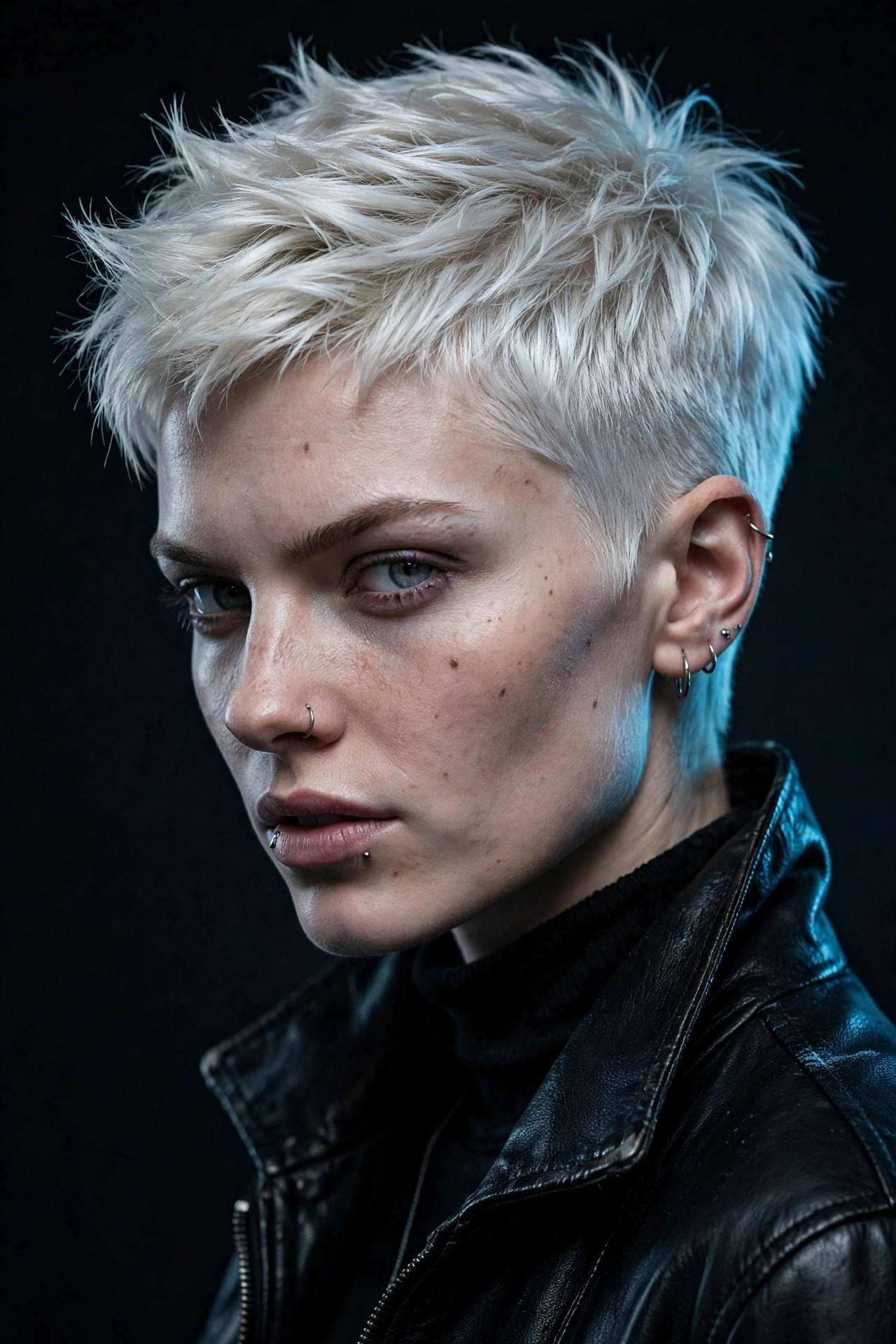 Platinum Buzzed Pixie