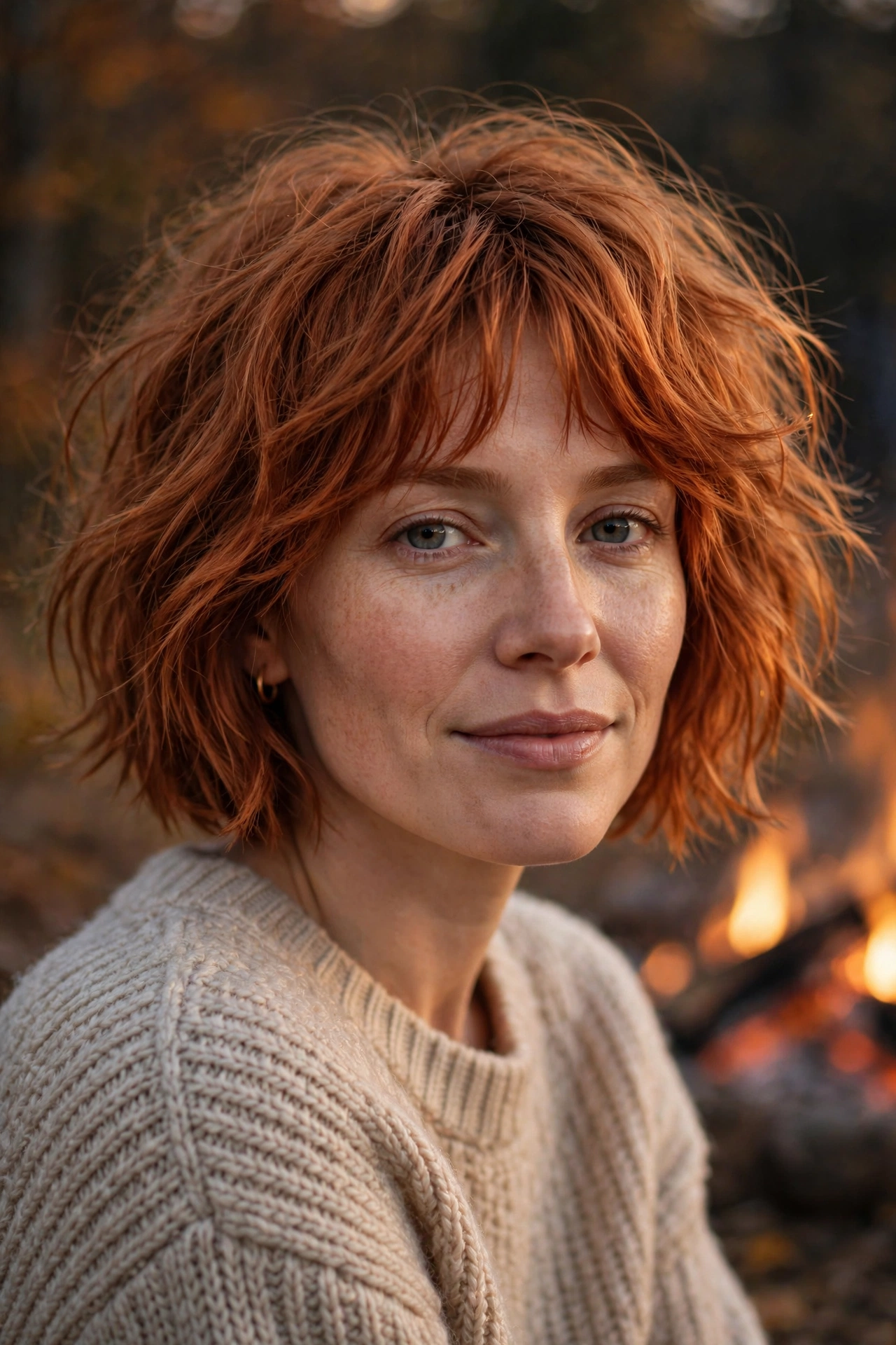 Bonfire Bob hairstyle
