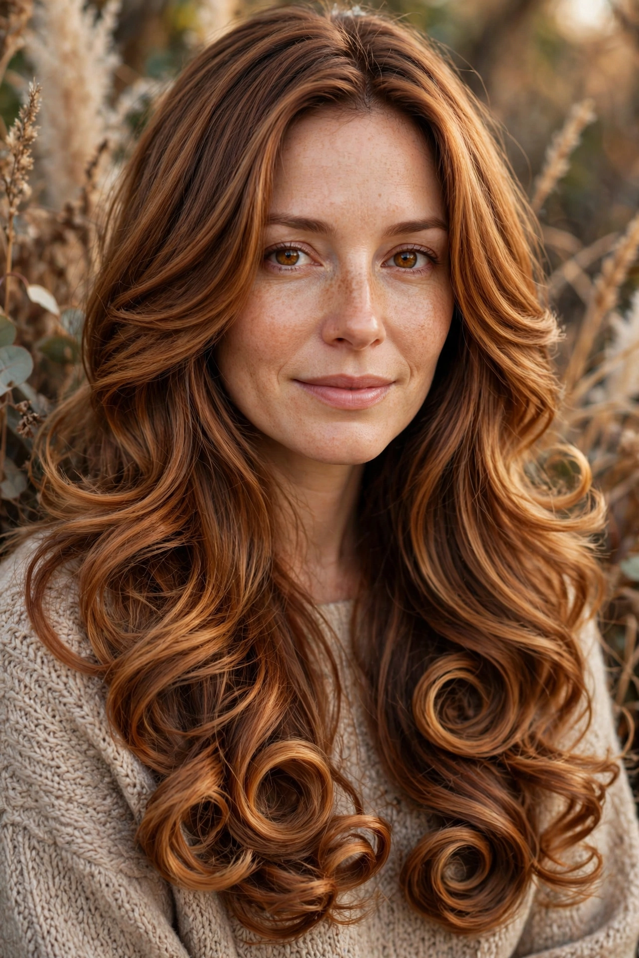 Cinnamon Swirl Layers hairstyle