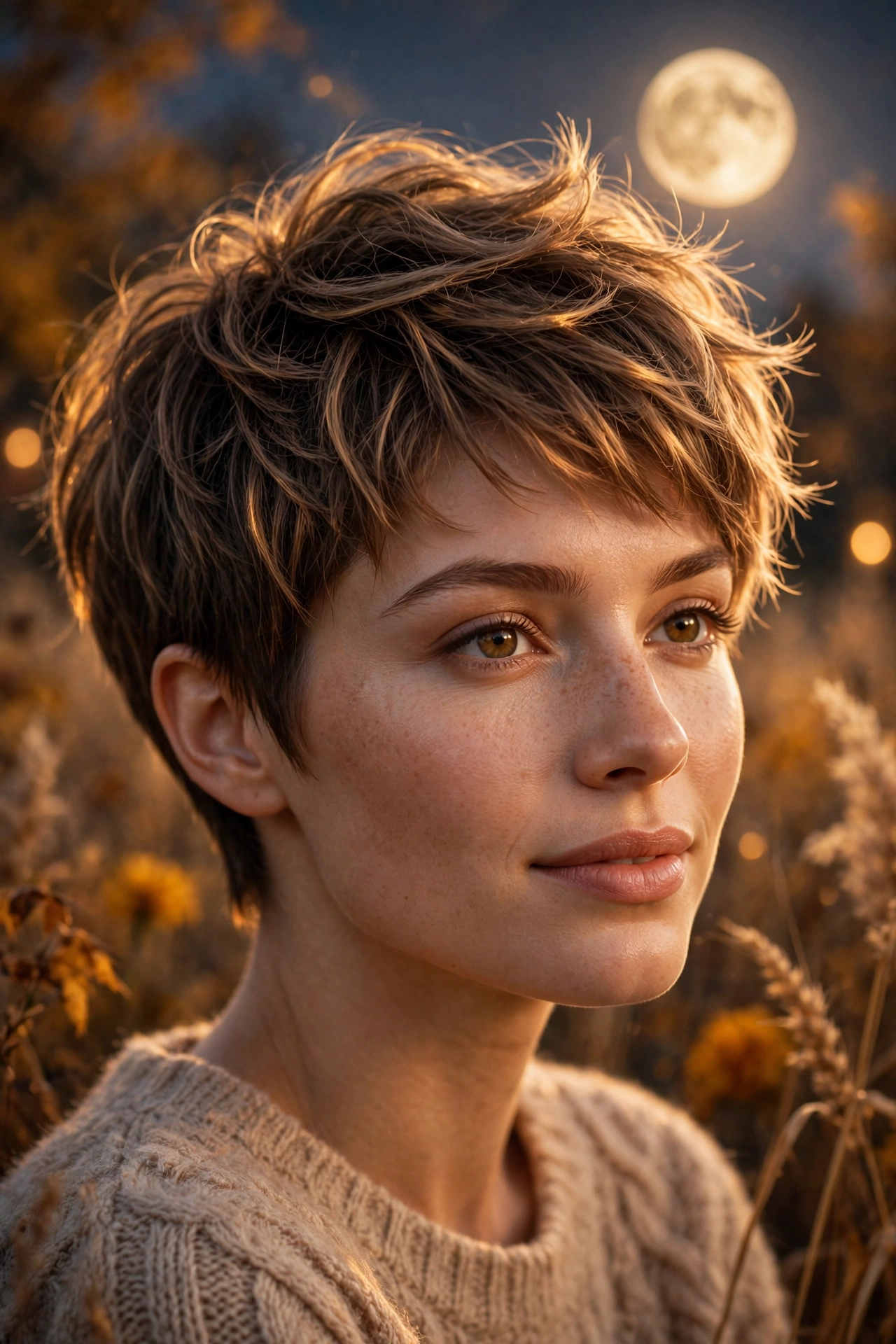 Harvest Moon Pixie hairstyle